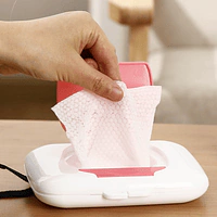 Porta toallita de plástico