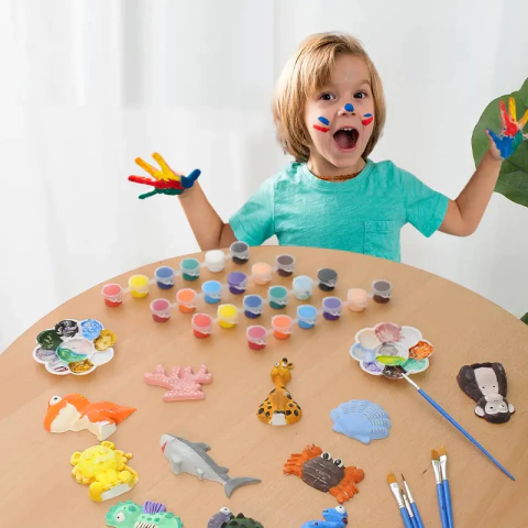 Juego de moldes - pinturas e imanes