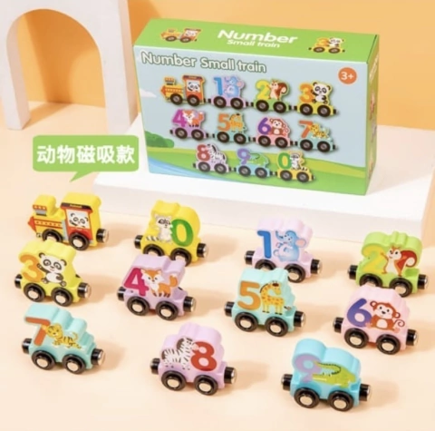 Tren de números con iman