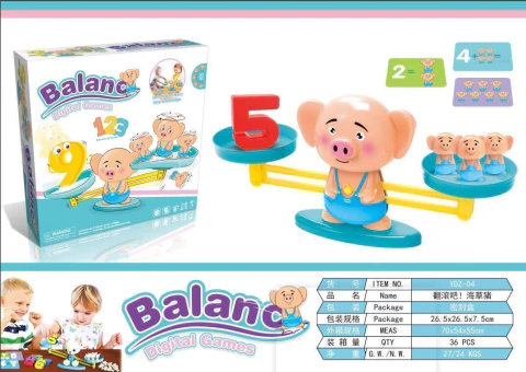 Juego balanza números y conteo Chancho - comprar online