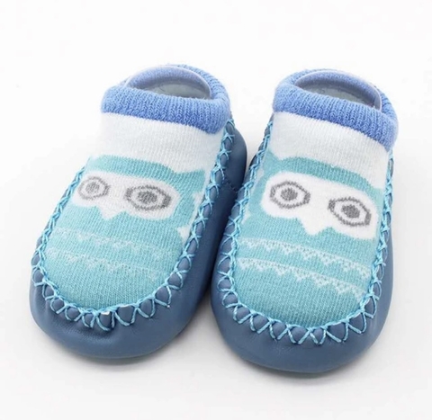 Pantumedias con suela antideslizante Lechuza como