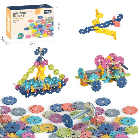 BLOQUES BUILDING BLOCK COPOS DE NIEVE 40 PIEZAS - comprar online