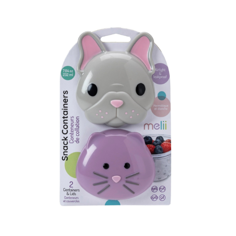 Set x 2 tupper herméticos Perro - gatito - comprar online