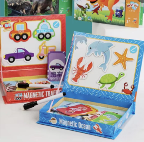 Box Juego Magnético Rompecabezas