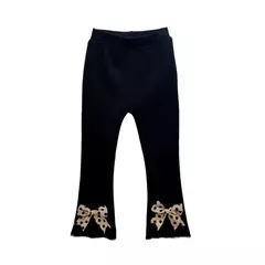 Calzas temica Oxford MOÑO Negra lunares - Tiendabebe_arg