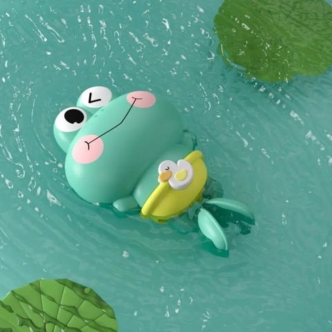 rana para el agua