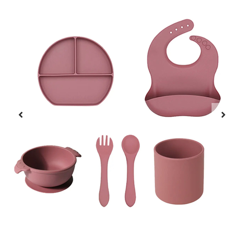 Set x 6 piezas silicona smile