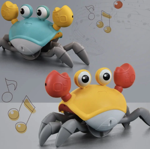 Cangrejo que camina — pilas sensor