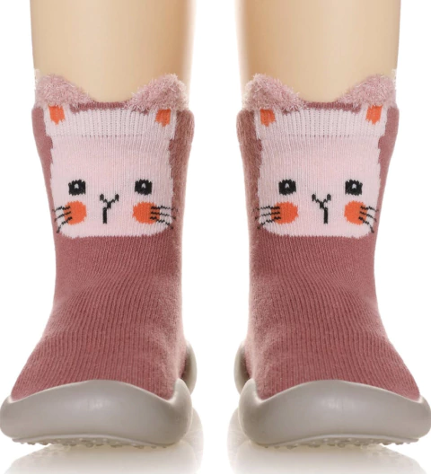 Zapatilla coneja rosa Larga