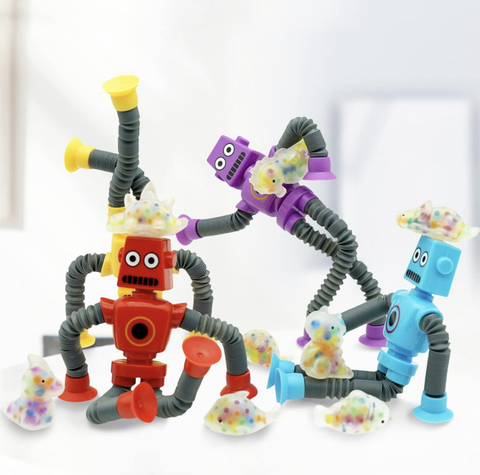 Robot sopapa estirable