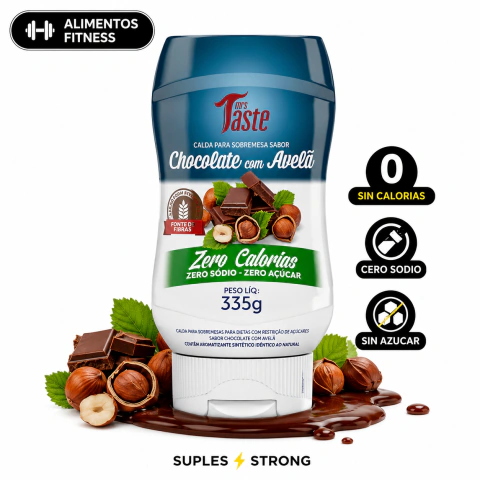 SALSA SABOR CHOCOLATE CON AVELLANAS ZERO CALORÍAS - MRS TASTE
