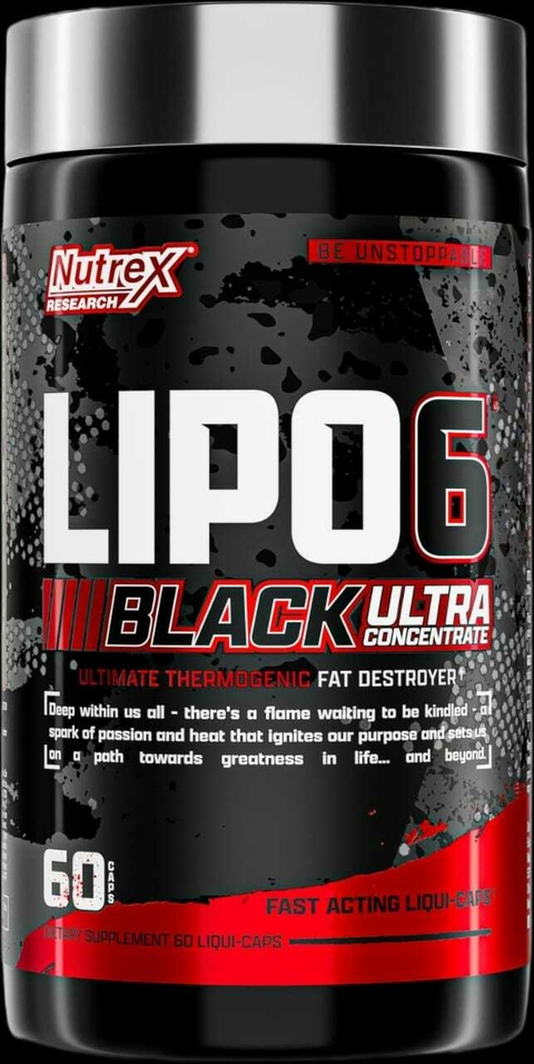 Lipo 6 Black ultra concentrate Nutrex x 60 caps