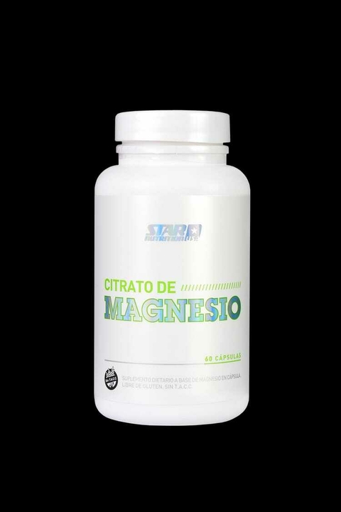 Citrato de Magnesio - 60 Cápsulas STAR NUTRITION