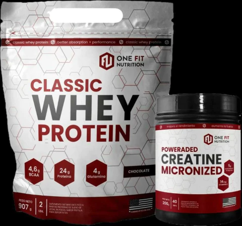 COMBO WHEY PROTEIN + CREATINA ONE FIT