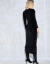 Vestido Open Midi Franzido nas Laterais - comprar online