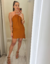 Vestido Linho Amarração Pescoço - ESPAÇO LZ 