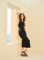 Vestido Midi Slim Cut-Out na internet