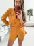 Blazer Open Linho Listrado