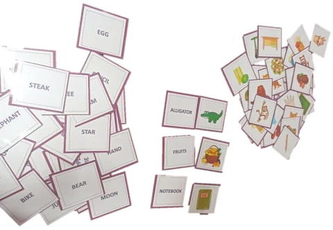 Jogo da memória em inglês ou espanhol