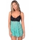 Camisolin De Encaje Combinado + Tanga Less - Taboo - Sex Shop