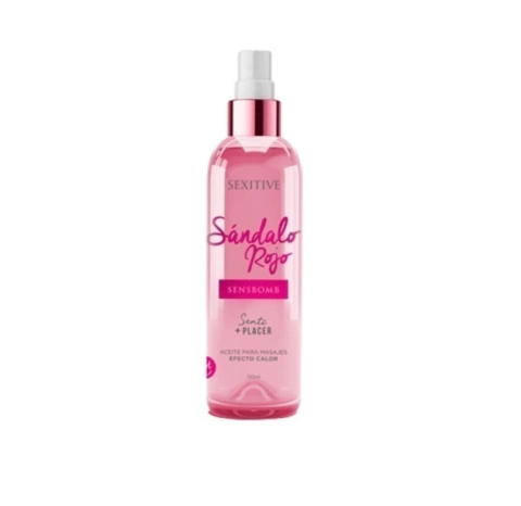 Aceite Body Oil Efecto Calor Sandalo Rojo - comprar online