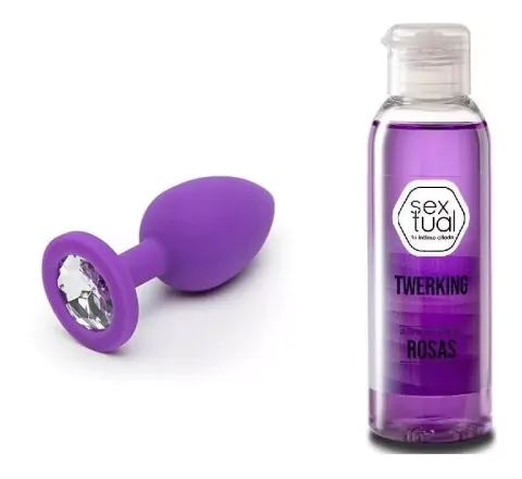 Kit Anal Plug Dilatador De Silicona Con Lubricante