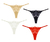 Pack x4 Unidades de Tanga Colaless de Encaje