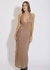 vestido cruzado | avellana
