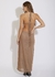 vestido cruzado | avellana - comprar online