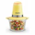 PICADORA DE ALIMENTOS YELMO PC-5800 2 VELOCIDADES 500W AMARILLO BOL DE VIDRIO DE 2 LTS