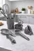 SET UTENSILLOS DE COCINA EN SILICONA - 21 PIEZAS COLOR KHAKI SS21-01 - tienda online