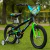 BICICLETA OLMO COSMO RODADO 16 NEGRO Y VERDE BOLD - tienda online