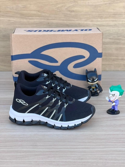 Tênis Infantil OL - Preto / Branco - comprar online