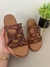 Sandália Flat Estrela - Cobre - comprar online