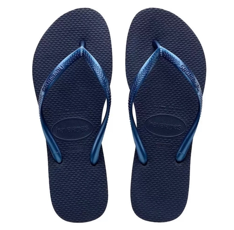 Chinelo Havaianas Slim - Azul Marinho (Somente 33/34)