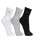 Kit Meia Sandrini Cano Alto C/ 3 Pares - Branco/Preto/Mescla - comprar online
