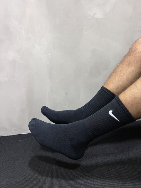 Meia Nk cano alto - Premium - Preto - comprar online