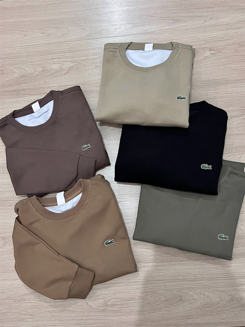 Moletom Básico Gola Careca Lacoste Sport / Premium - comprar online