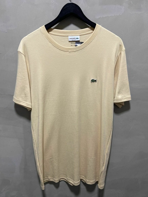 Camiseta Lacoste Premium G/GG - Bege claro - comprar online