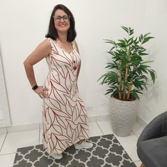 Vestido Amanda Vermelho - Elegante Moda Plus Size LTDA