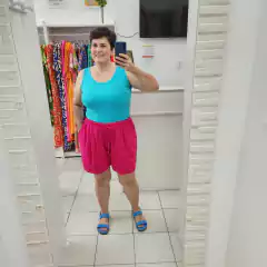 Short Viscose Pink - comprar online