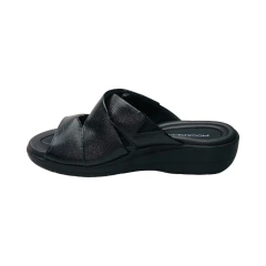 Zueco Faja Ancha Tiras Cruzadas Linho Piccadilly (239002LI) - Mousse Calzados