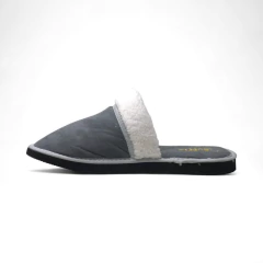 Pantufla Detalle Peluche Pana Suffle (1123PN) - tienda online