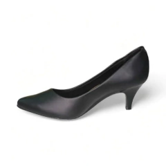 Stiletto Liso Taco Fino 5 1/2 Napa Beira Rio (4076150NP) - Mousse Calzados