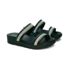 Zueco Doble Tira Base 2 1/2 Napa Strass Beira Rio (8387536NP)