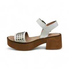 Sandalia Faja Tachas Napa Mousse (0405NP) - Mousse Calzados