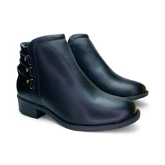 Botineta Combinada Cintos Tacon 2 1/2 Napa Lisa Modare (7057218NPL)