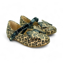 Guillermina Abrojo moño Strass Animal Print Napa Bibi (787180NP)
