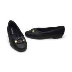 Chata Lisa Recortes Aplique Redondo Napa Stretch Piccadilly (250248NP) - comprar online