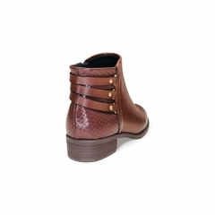 Botineta Combinada Cintos Tacon 2 1/2 Napa Modare (7057218NP)